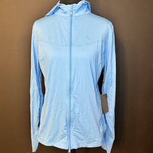 NWT G Fore Featherweight Full Zip Blue Hoodie Jacket Women’s Medium